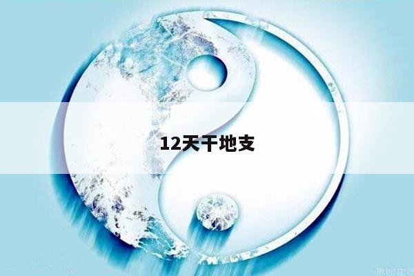 12天干地支