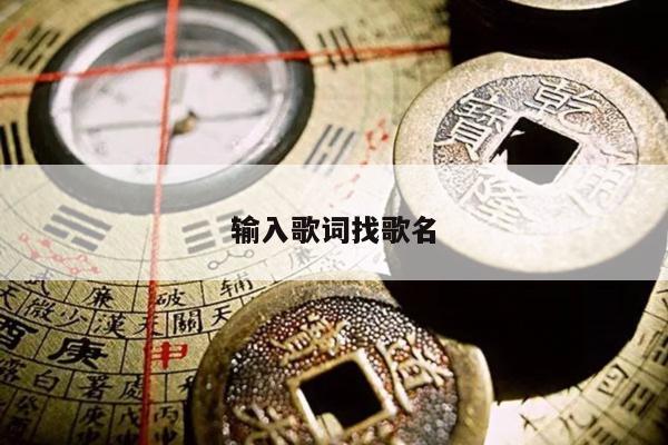 输入歌词找歌名