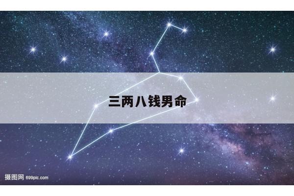 三两八钱男命