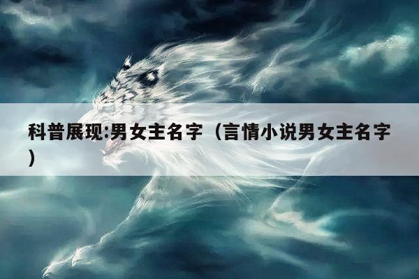 科普展现:男女主名字（言情小说男女主名字）